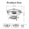 Round Buffet Catering Dish For Home and Outdoor 6 Packs