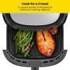 Easy-View Air Fryer – 8 Qt Family Size with Viewing Window, One-Touch Digital Control with 4 Presets