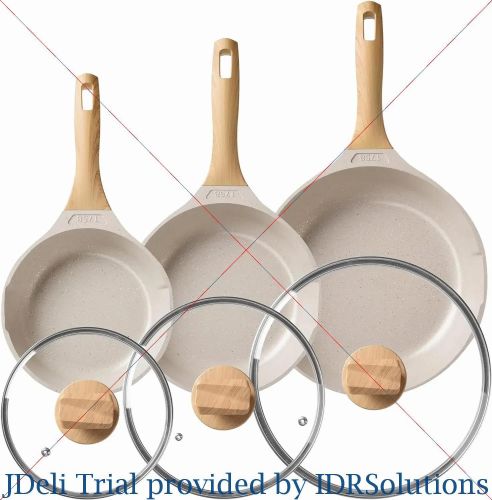 Pots and Pans Set - Nonstick Kitchen Cookware + Bakeware Set Granite Kitchenware Set Pots Sets for Cooking Accessories Non Stick